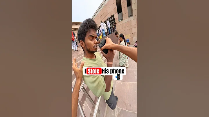 I stole their expensive phones🤑 #thief #steal #iphone #parkour #shorts