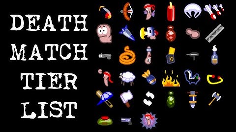 Every weapon in Worms Armageddon Deathmatch RANKED by a speedrunner