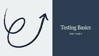 PSSA Testing Basics Math (Grade 4)