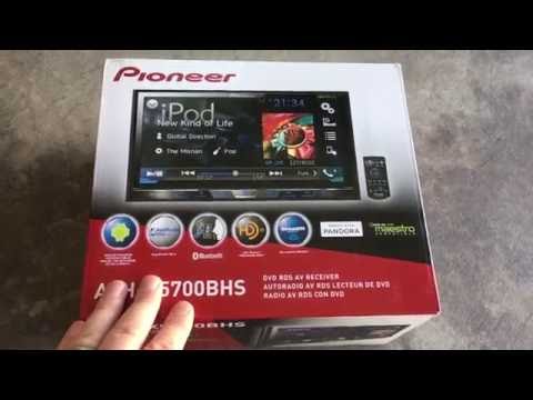 Pioneer AVH-X5700BHS Double Din Bluetooth Radio Unboxing