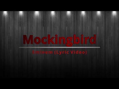 Eminem Mockingbird Lyrics Video