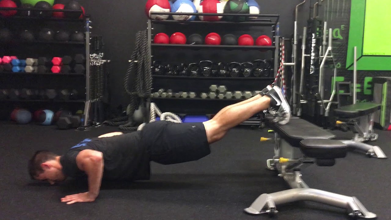 Feet Elevated Pushup YouTube