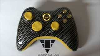 Custom Controller #14 - Hydro Dipped Batman Controller By Aporia Customs