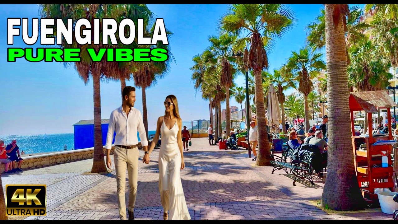 Sunny Fuengirola 🇪🇸 From Historic Old Town Streets to the Mediterranean [4K]