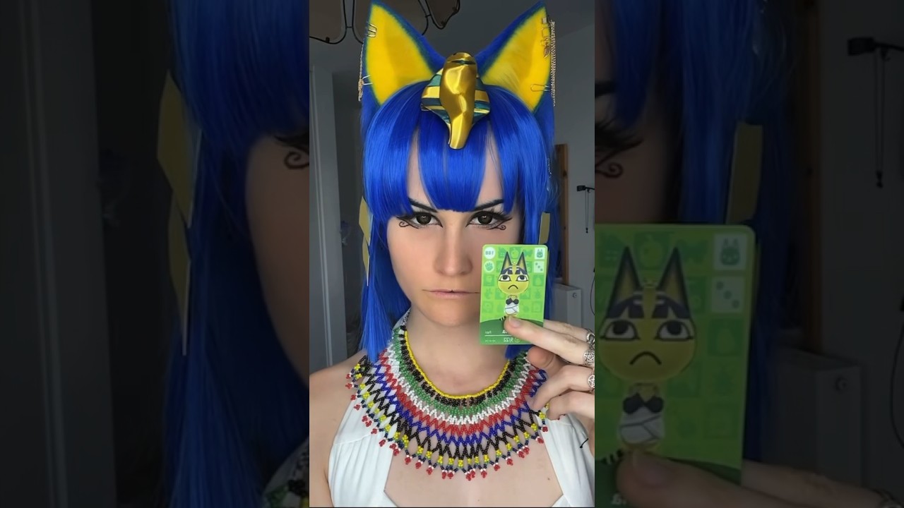Who wants Ankha in their village ?🥰 #animalcrossing #cosplay