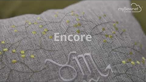 mySewnet Feature - Encore