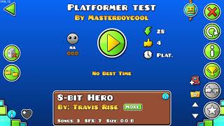 Platformer test - made by me