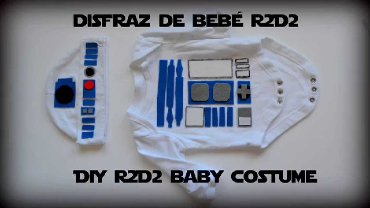 traicionar vehículo mosquito Haz un disfraz rápido de R2D2 para bebé - Eleojota.com