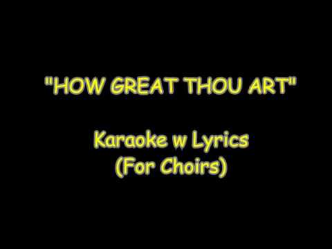 How great thou art lyrics carrie underwood