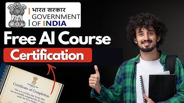 FREE AI Course With Official Govt. Certificate | Government of India Ka Yuva AI Course