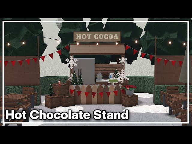 Hot Chocolate Stand Speedbuild - Bloxburg 