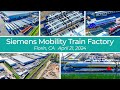 Siemens mobility train factory from the air  april 2024