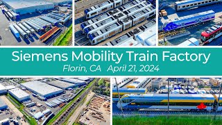 Siemens Mobility Train Factory From the Air - April 2024