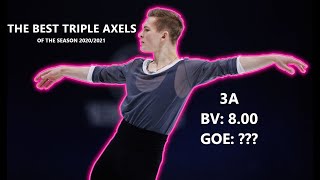 THE BEST TRIPLE AXELS of season 2020/2021 | Mikhail Kolyada - Yuzuru Hanyu - Yan Han - Nathan Chen