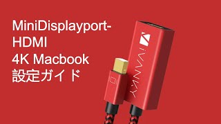 iVANKY MiniDisplayport→HDMI変換アダプターのご利用ガイド