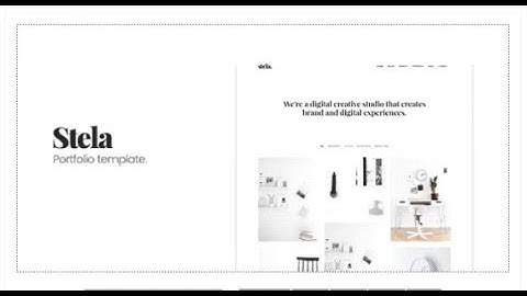 Stela - Minimal Portfolio HTML Template | Themeforest Templates