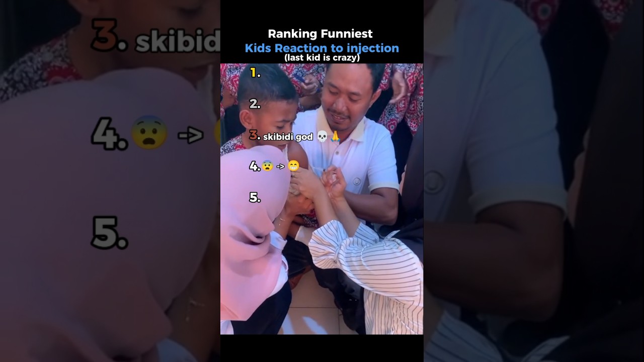 These Kids Had the Most Dramatic Injection Reactions! 😭😂