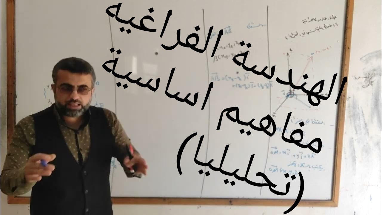 الهندسة الفراغية (مفاهيم اساسية) تحليليا