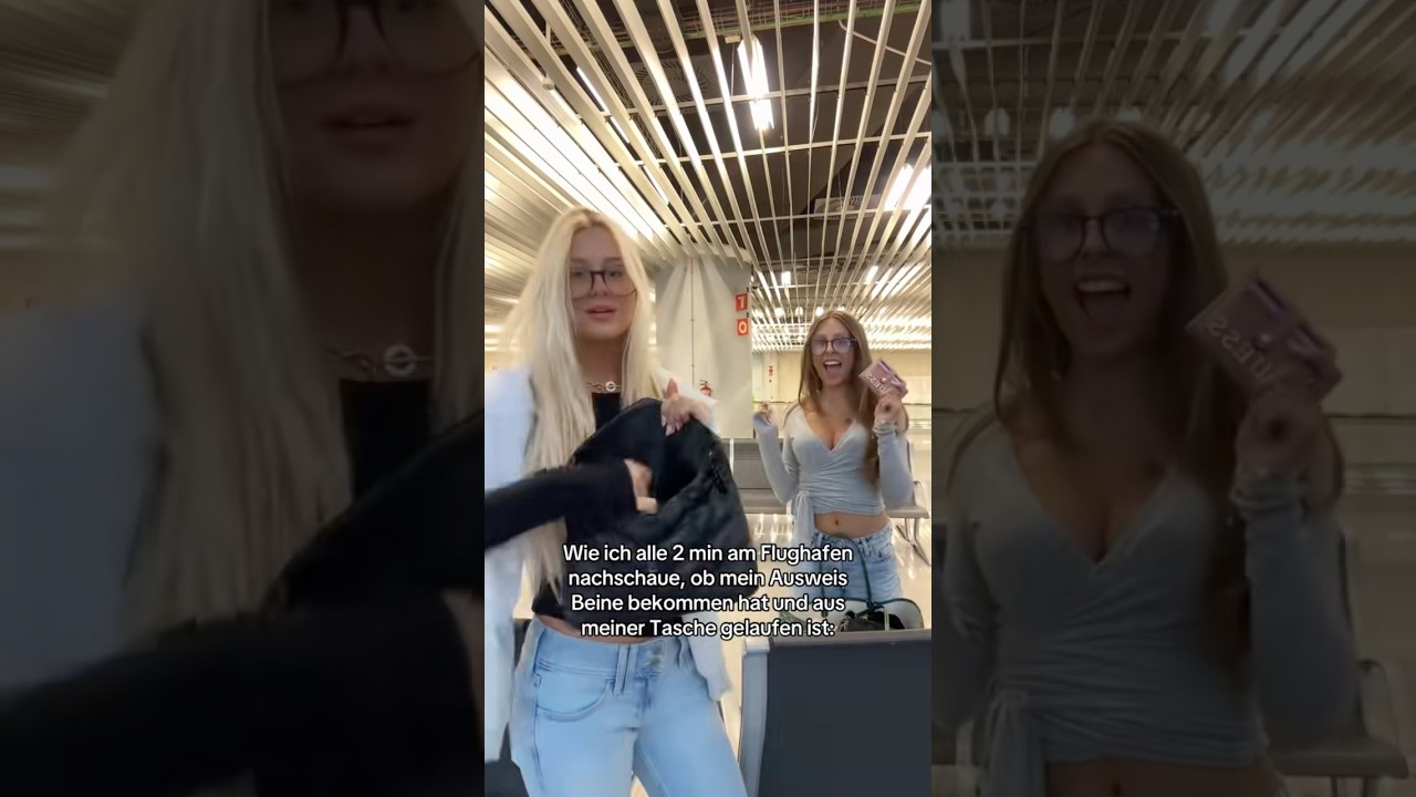 POV: wir am Flughafen ✈️