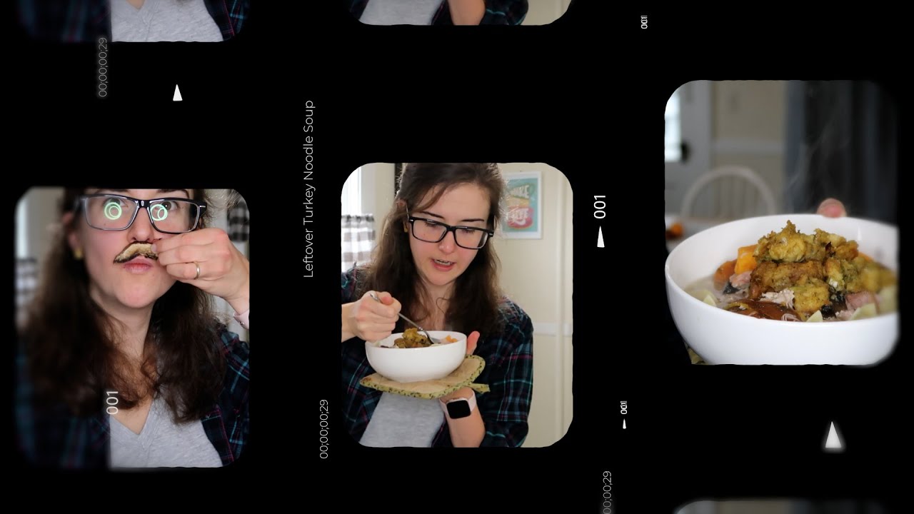 Leftover Turkey Noodle Soup - YouTube