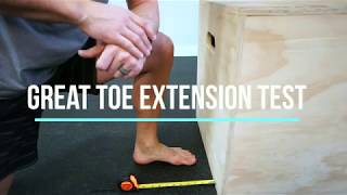 Great Toe Extension Test