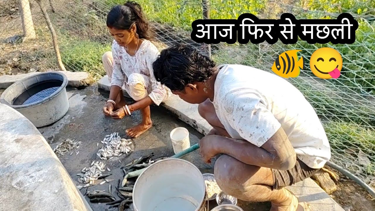 आज फिर से मछली बन रहा है | villagecooking | villagefood | pahadi lifestyle | playful Asha