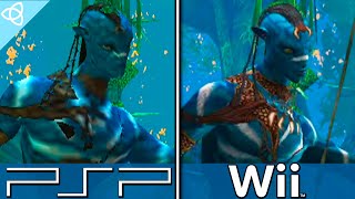 James Cameron&#39;s Avatar: The Game - Wii vs. PSP | Side by Side