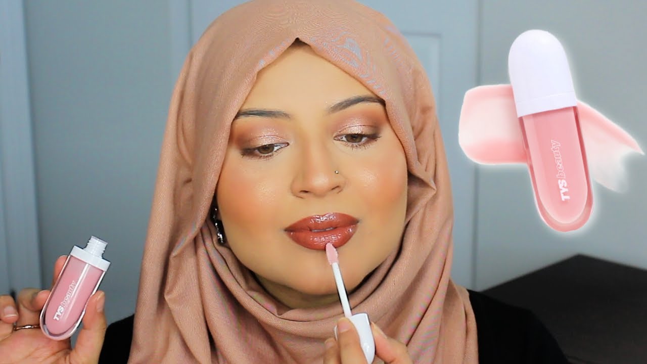 THIS LIP BUTTER FEELS AMAZING! | TYS BEAUTY LIP BUTTER LIP GLOSS REVIEW & TRY ON