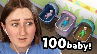 i am restarting the 100 baby challenge.