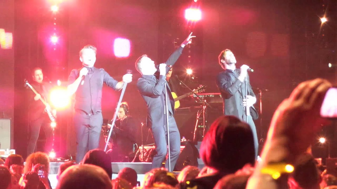 Take That - 'Greatest Day' Ticker Tape, Jingle Bell Ball 06/12/2014