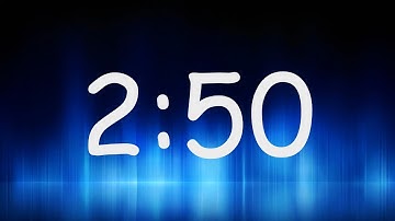 2:50 Minutes Timer / Countdown from 2min 50sec