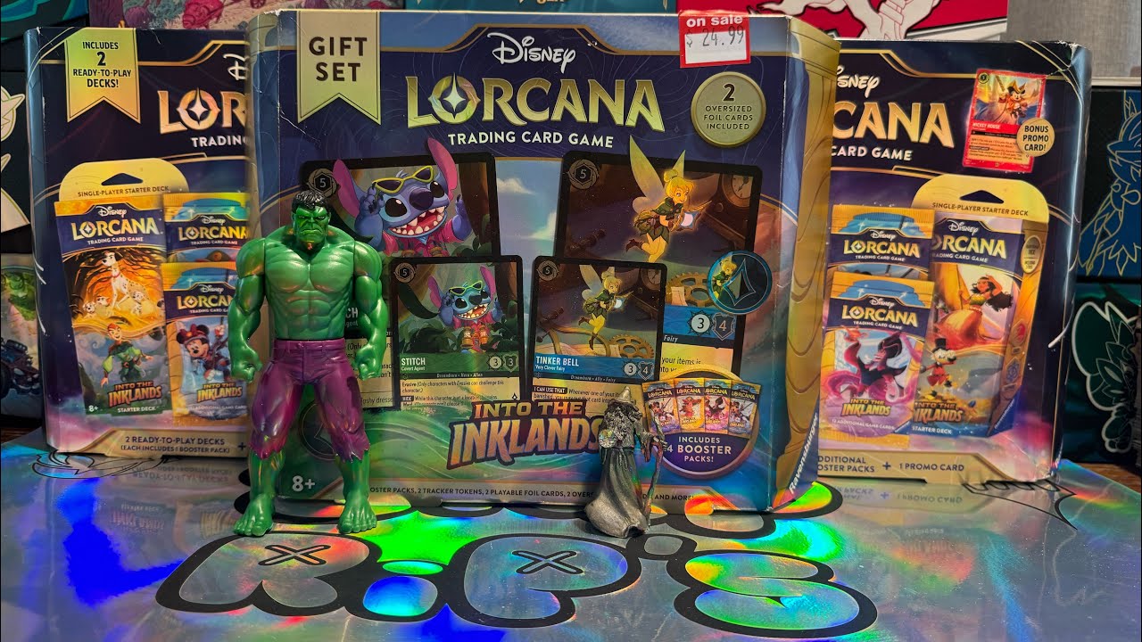 Lorcana Into the Inklands gift set and 2 Inklands starter boxes ?  Let’s RiP!i! 