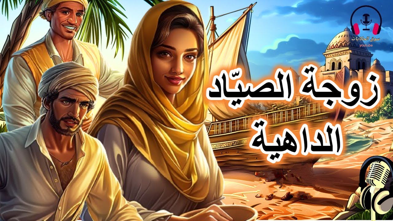 قصة زوجة الصياد الداهية، من القصص الخيالية قبل النوم، ضع السماعات واستمع، سوق الحكايات والقصص