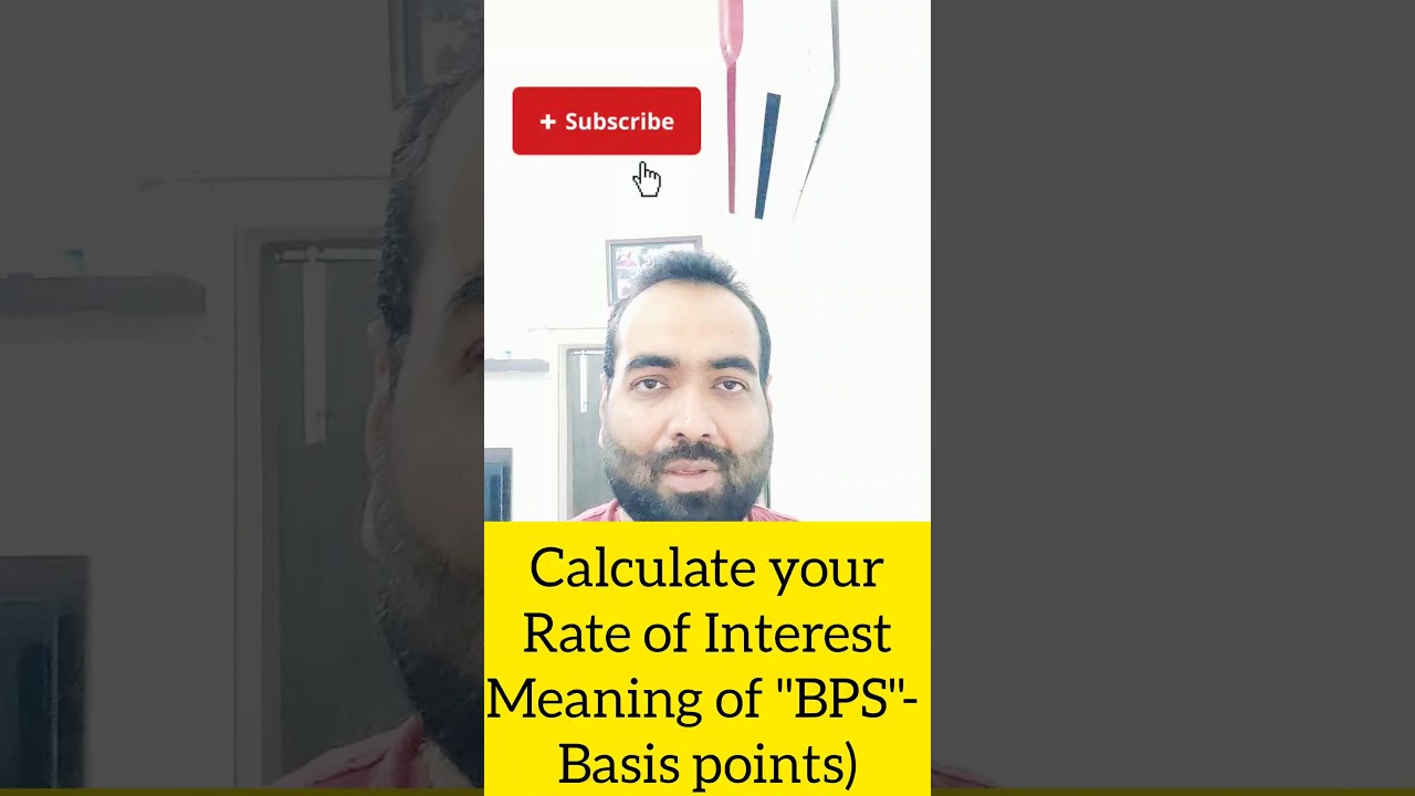 Calculate your rate of interest. Understand what is the meaning of 