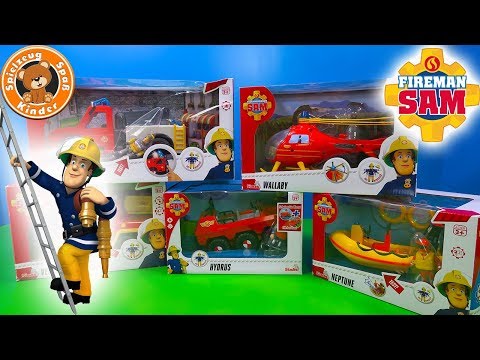 FEUERWEHRMANN SAM Fahrzeuge Autos 🚒💦 Wallaby Phoenix Neptune Hydrus Venus | Kinder Spielzeug