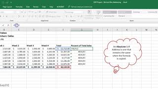 Excel: Relative vs. Absolute Addressing