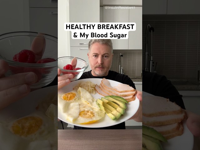 Healthy breakfast and my blood sugar. #bloodsugar #glucose #insulinresistant1 #breakfast