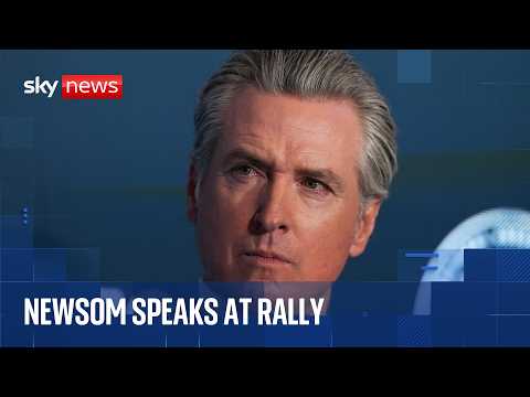 Gavin Newsom rallies for Democrats in South Carolina