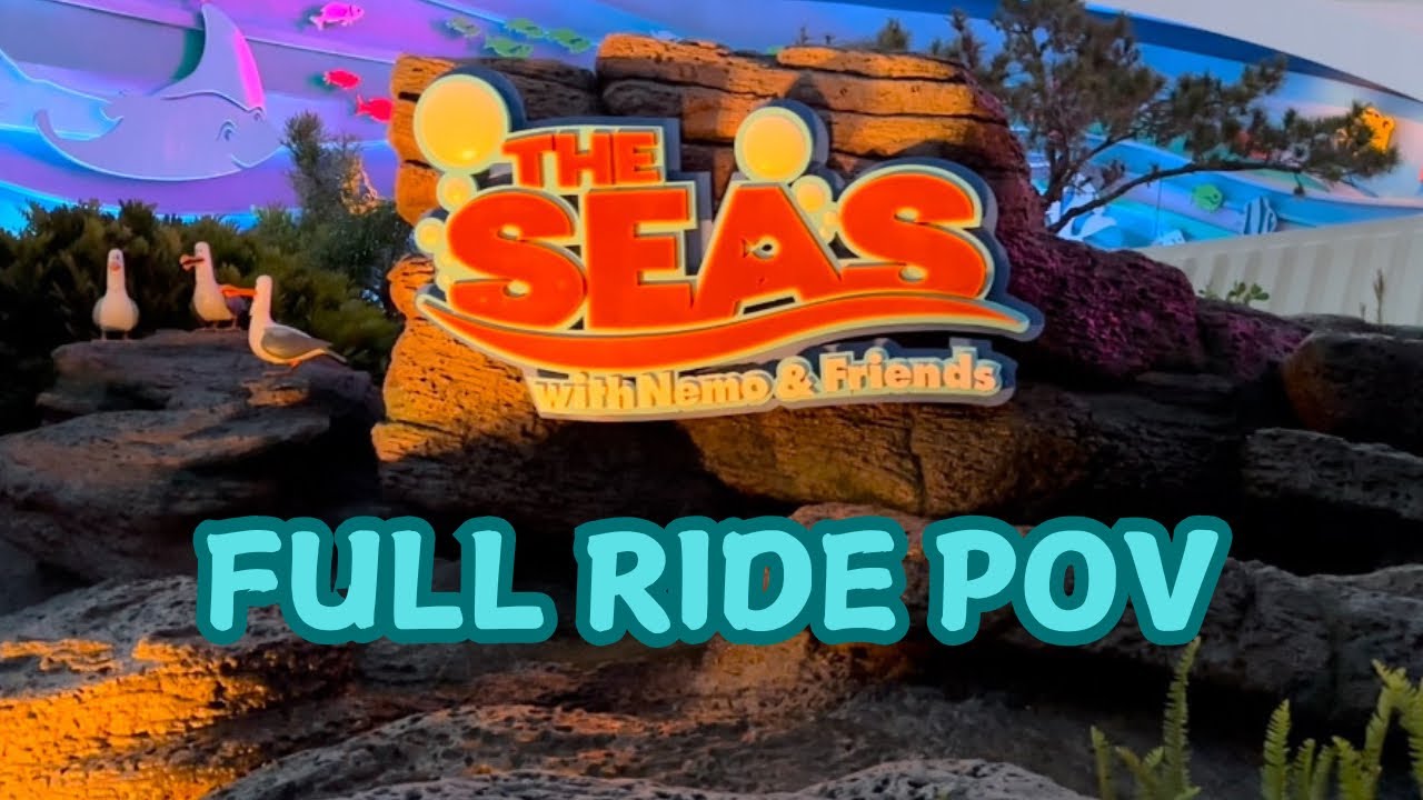 The Seas with Nemo & Friends Full Ride POV|EPCOT|Walt Disney World ...