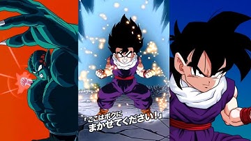 NEW AGL KID GOHAN & INT GARLIC JR. SUPER ATTACKS & ACTIVE SKILL ANIMATIONS! | DBZ Dokkan Battle