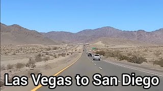 Las Vegas, NV to San Diego, CA | Timelapse Drive  Las Vegas Nv To San Diego Ca Real Time Drive