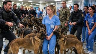 ER DIRECTOR Mocked a STUTTERING NURSE — Until 12 FEDERAL K9s Saluted Their Trainer