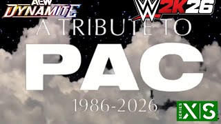 WWE 2K26 Universe AEW Dynamite Full Show A Tribute To Pac