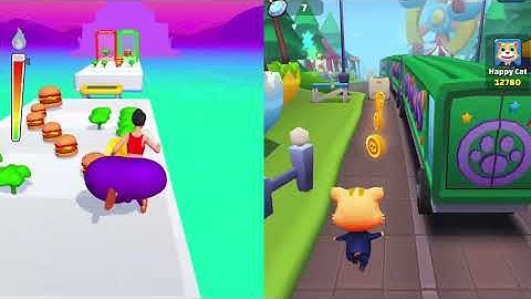 Twerk Race 3D VS Cat Runner - SpeedRun Gameplay Walkthrough (Android,iOS) NEW UPDATE Ep 522