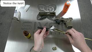 Springfield Hellcat 9MM FDE Pistol Field Strip Clean Maintenance No Dialogue Onscreen Direction ASMR