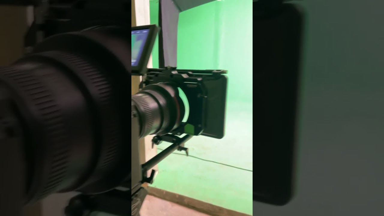 Green Screen Studio shoot with Red Helium 8k Canon 11-24mm Lens. Tilta MatteBox with Filters.