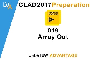 LabVIEW CLAD 019 Array Out