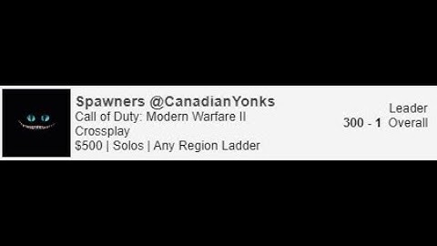 WORLDS 1st Console Only Singles Gamebattles Team with 300 Wins!! (1v1 Hardpoint - Mercado) COD - MW2