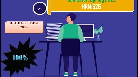 HRM626 ASSIGNMNET 1 SOLUTION 1000% CORRECT BY WAQAS AHMAD