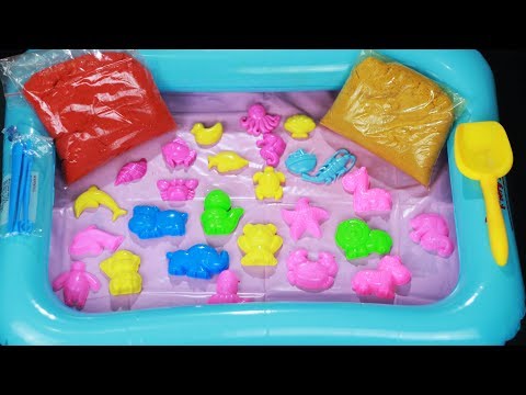TQ TQ TQ How to Make Magic Sand with Rice Mill | Let's Play Kinetic Sand Tutorial. 